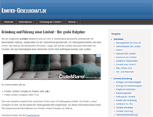 Tablet Screenshot of limited-gesellschaft.de